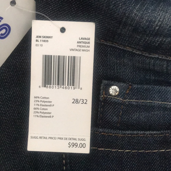 Buffalo Jem Skinny Low Rise Antique Wash Jeans - Picture 14 of 14